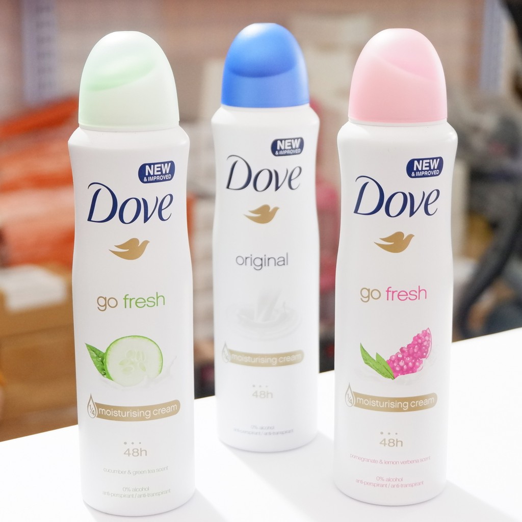 [Mã COS2704 giảm 8% đơn 250K] Xịt khử mùi DOVE lưu giữ hương thơm Xuất xứ Châu Âu Hà Lan 150ML | BigBuy360 - bigbuy360.vn
