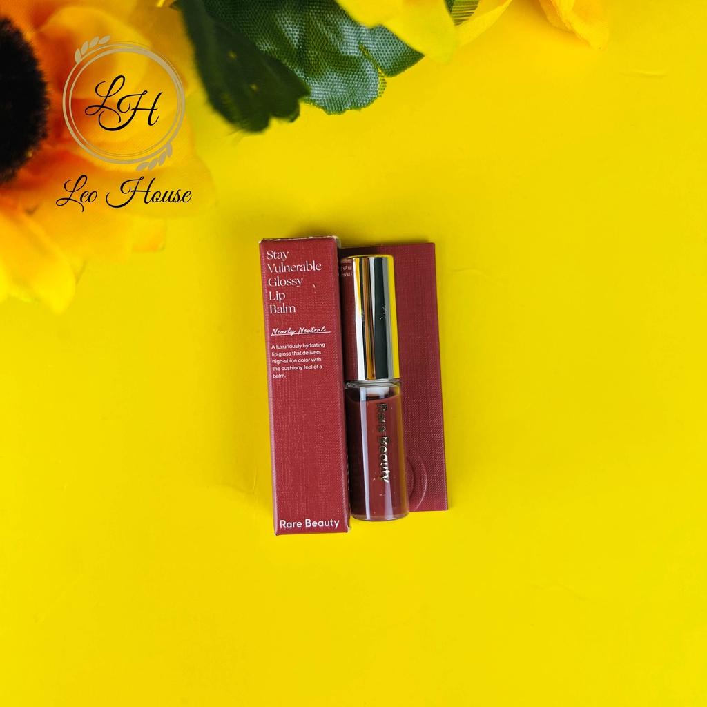 Son dưỡng bóng mini Rare Beauty Stay Vulnerable Glossy Lip Balm 1.4ml