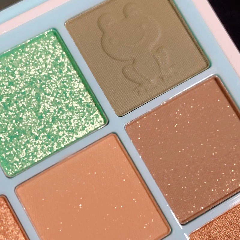 Bảng mắt xanh ngọc 16 ô Maffick nhiều màu xinh và nhũ bling bling xinh xắn - BM1101 (dễ vỡ ô nhũ)