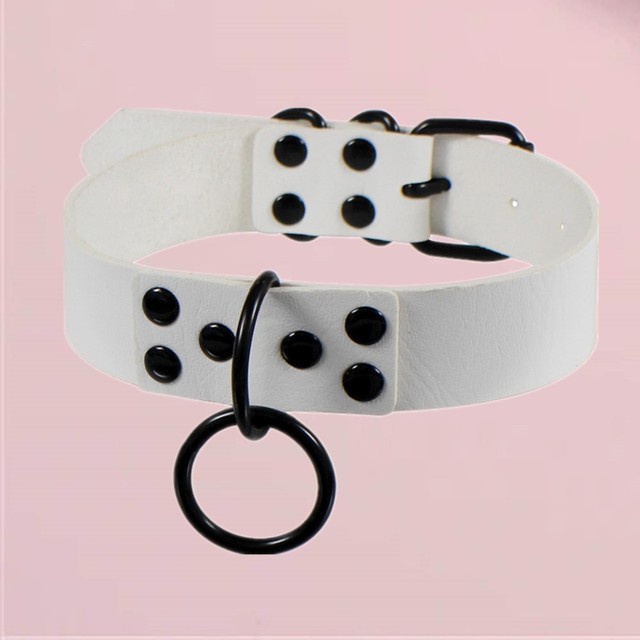 Vòng Cổ Choker Da Nhiều Màu Sắc Phong Cách Punk Rock Gothic Thời Trang Cho Nữ