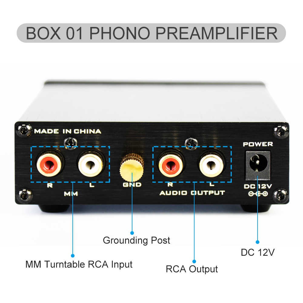 [MÃ ELHACE GIẢM 4% ĐƠN 300K] BỘ TIỀN KHUẾCH ĐẠI ÂM THANH HIFI AMP PHONOGRAPHIC FX-AUDIO BOX01