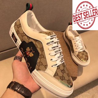 Giày Nam chữ G lô gô Ong hàng full box, thẻ và hóa đơn mới nhất 2019
