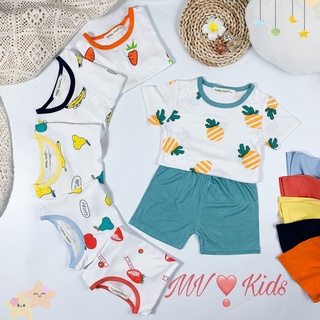 Bộ cộc thun lạnh Minky Mom combo 3 bộ 100k