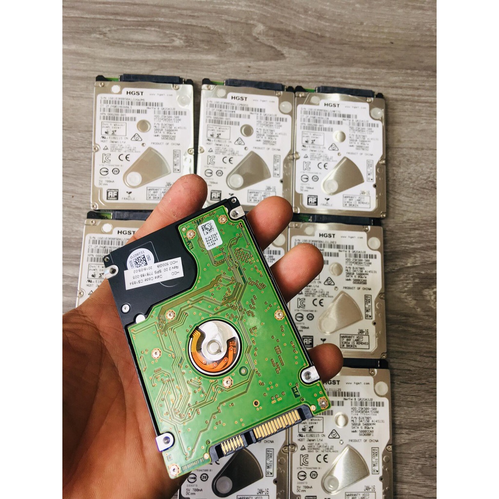 Ổ cứng HDD Laptop 500Gb 7200rpm 5400rpm slim  Sata 2.5" chính hãng