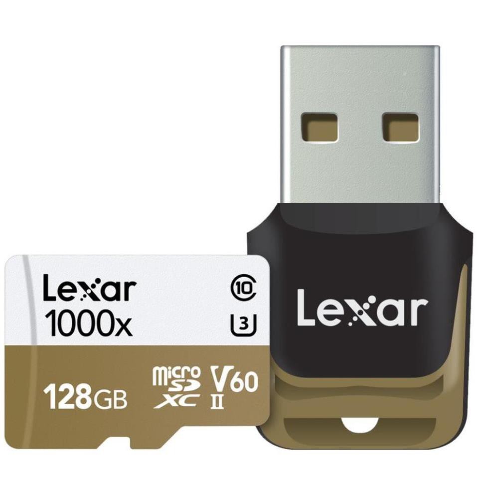 Thẻ Nhớ MicroSD Lexar 1000X 150MB/90MB/s (Kèm Card Reader) - Hàng Chính Hãng