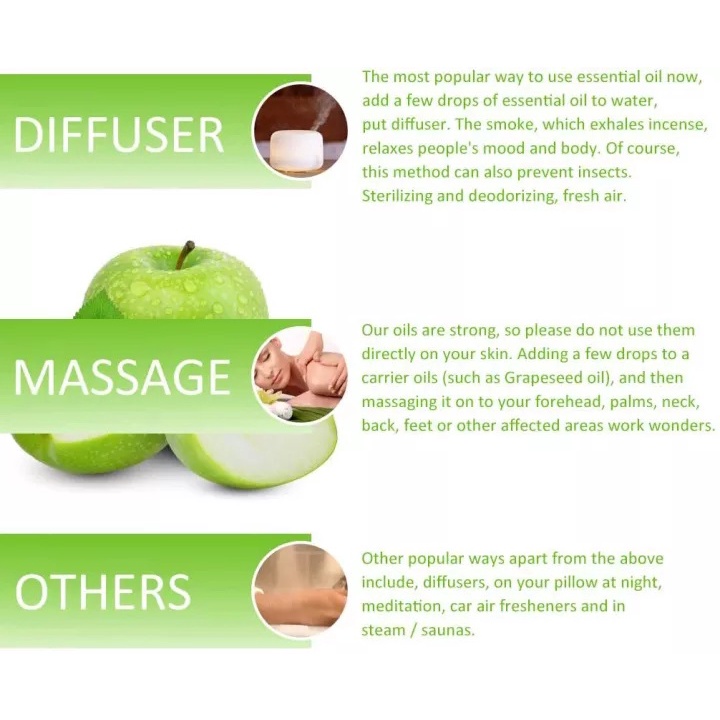 Tinh Dầu Táo Apple Essential Oil Nhập Khẩu New Zealand Nguyên chất 100%