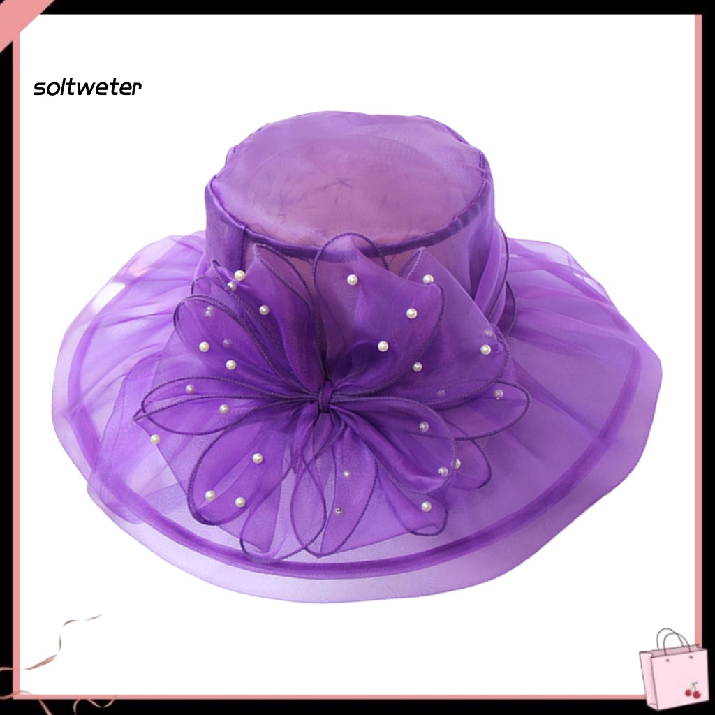 Mũ Chống Nắng Phong Cách Retro Thời Trang Cho Cô Dâu