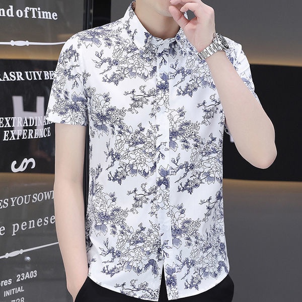 Áo Sơ Mi Cotton Nguyên Chất Chống Nhăn Phong Cách Thời Trang Hàn Quốc 2022 Cho Nam Giới