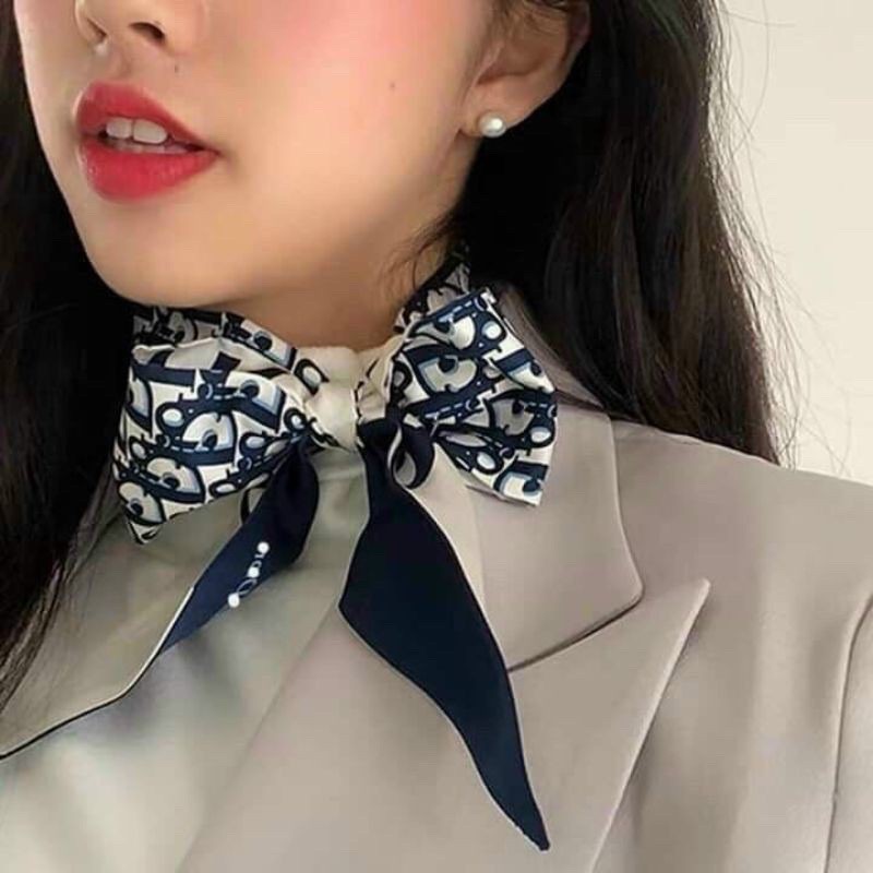 ✔️ BÁN BUÔN - Khăn Lụa Đ Thắt Nơ Cổ, Khăn Buộc Túi Xách