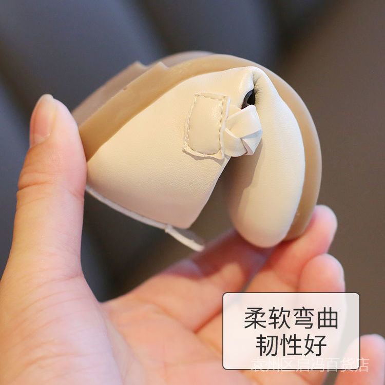 Giày Da Đế Mềm Kiểu Công Chúa Dễ Thương Cho Bé Gái 1-2 Tuổi