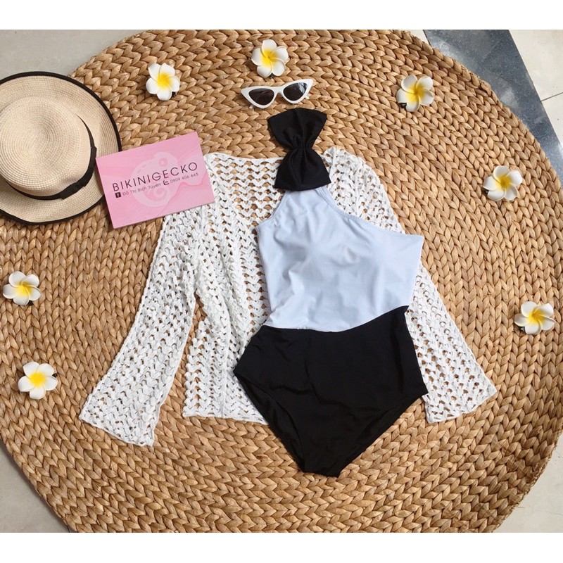 Bikini liền mảnh lệch vai sang chảnh(ảnh thật) | BigBuy360 - bigbuy360.vn
