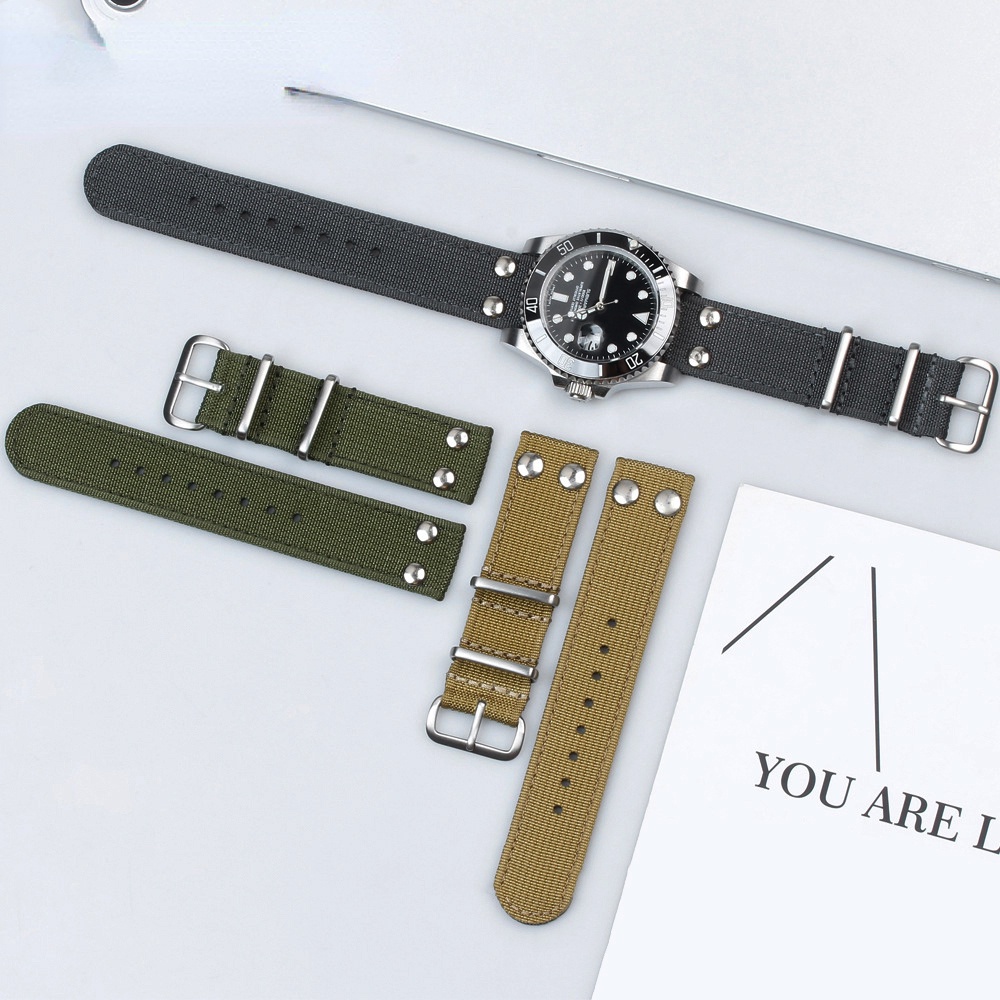 Dây Đeo Đồng Hồ 20mm22mm Tháo Gỡ Nhanh Bằng Nylon Cho Hamilton Seiko