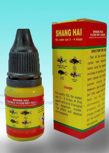 Dung dịch trị nấm cho cá cảnh Shanghai Nâu