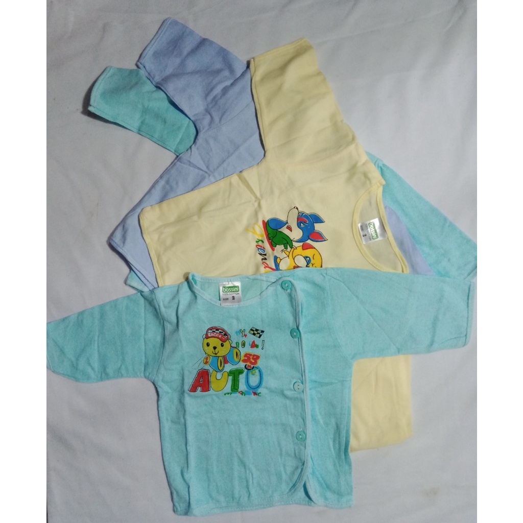 Áo bác sĩ tay dài màu sơ sinh 100% cotton