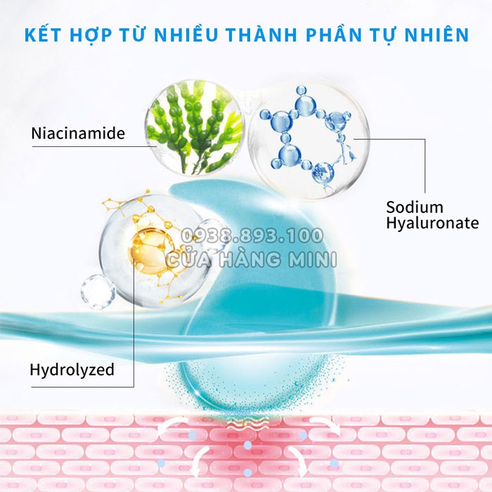 【CÓ SẴN】 Mặt Nạ Mắt Lanbena Hyaluronic Dưỡng Ẩm Mờ Thâm Và Trẻ Hóa Da