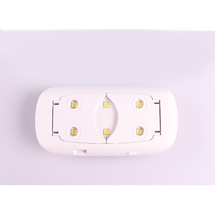 Đèn LED 6W sấy khô sơn gel móng UV kèm cáp USB tiện lợi