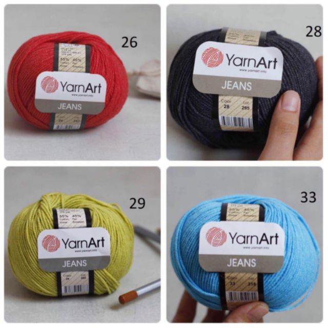 Len JEANS - Yarn Art (mã 01~78)