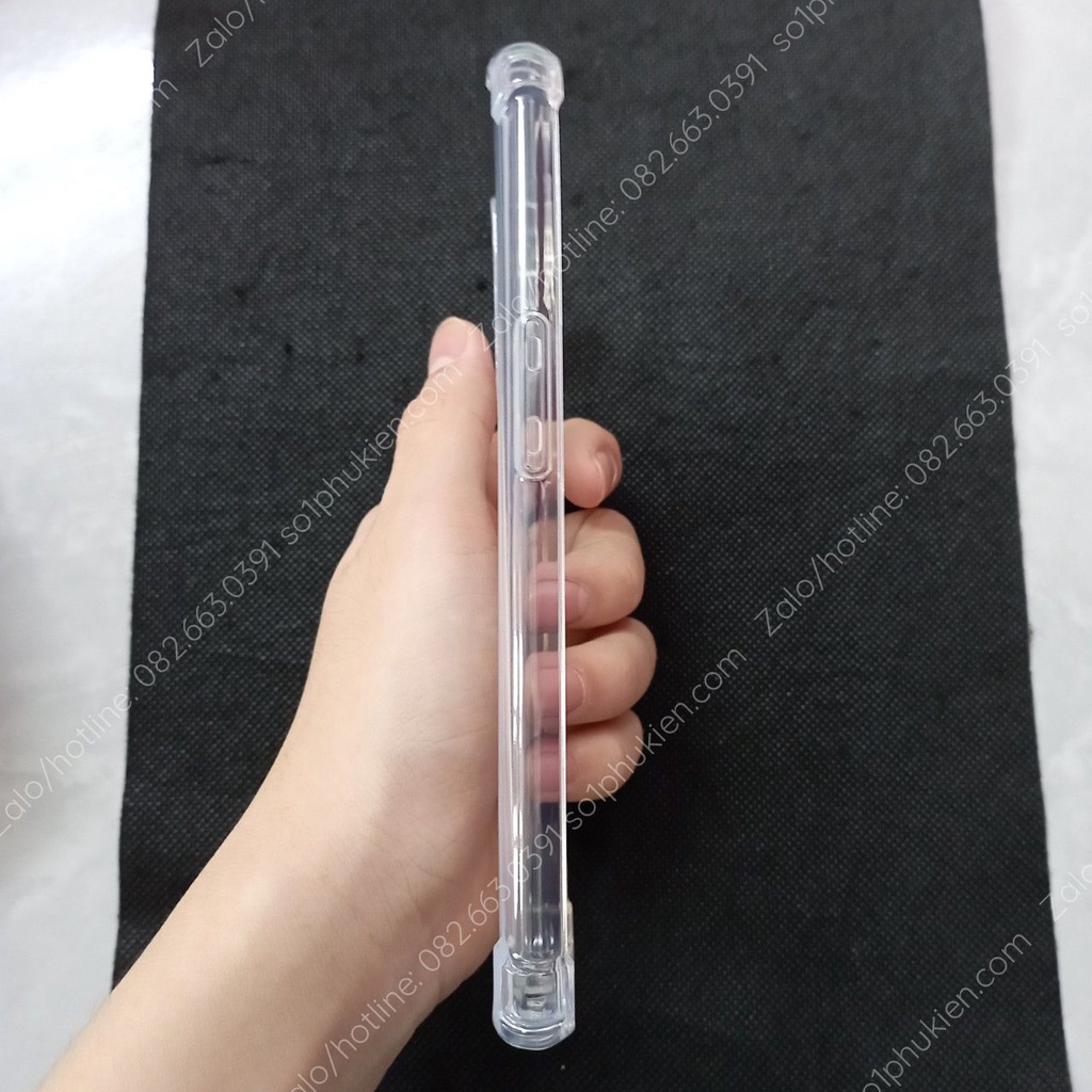 Ốp lưng dẻo trong cao cấp Oppo A55 4G loại chống sốc, loại dẻo trong bảo vệ camera bền đẹp