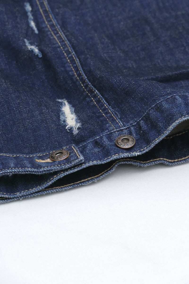 Áo khoác Jeans form dài Sneak Peek