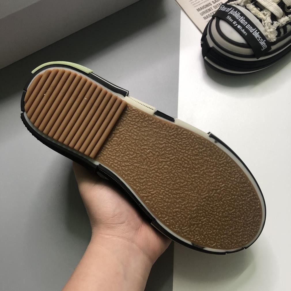 Giày Xvessel Dior Phong Cách Ăn Mày, Giày Thể Thao CV Rách Đế Gỗ Cá Tính, Tăng Chiều Cao 5 cm Bảo Hành Keo 12 Tháng | BigBuy360 - bigbuy360.vn