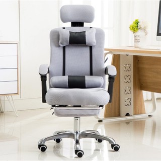 Ghế văn phòng chân xoay, làm việc, có gối lưng, gối đầu, gác chân,Gaming Chân XOay 360độ ngả lưng có gác chân