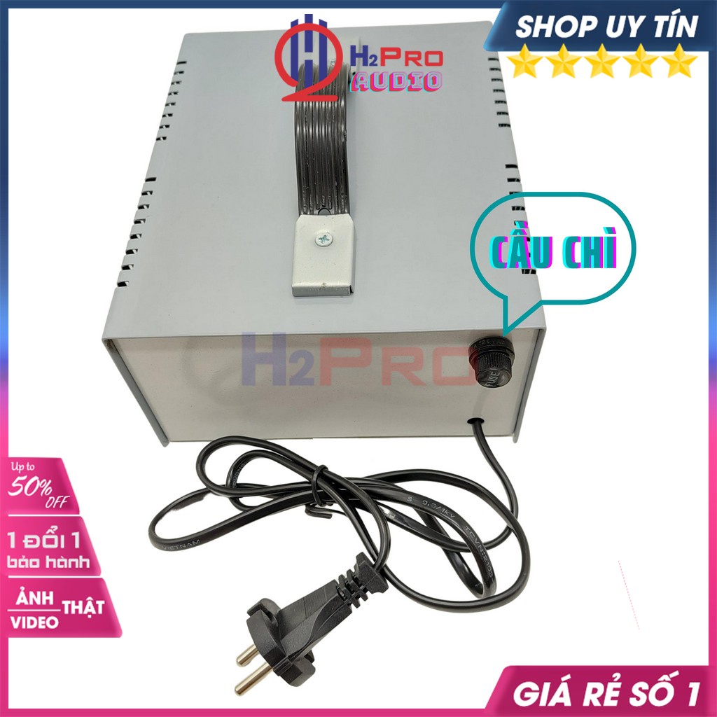 Đổi Nguồn 220V Sang 110V-100V 2000W Kawa, Biến Áp 220V Ra 110V Cao Cấp-Dùng Cho Máy Dưới 1500W-H2Pro Tech