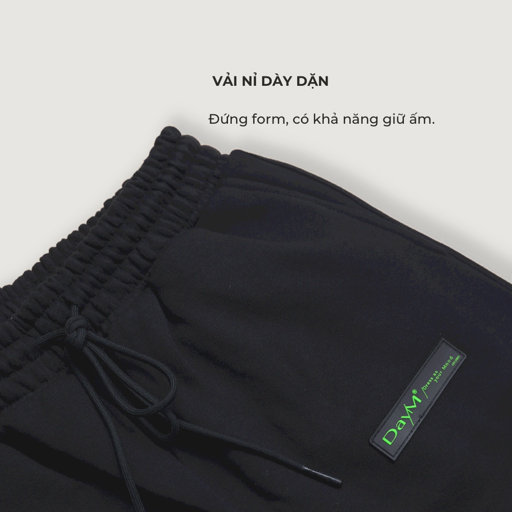 Quần jogger DayM | The Simplicity - Form Âu, oversize