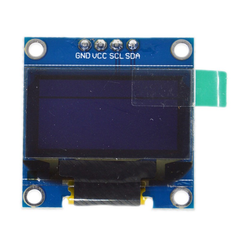 Mô-đun hiển thị màu trắng nối tiếp IIC 0,96 inch OLED IIC 128X64 I2C SSD1306 12864 Bảng mạch màn hình LCD cho Arduino Black