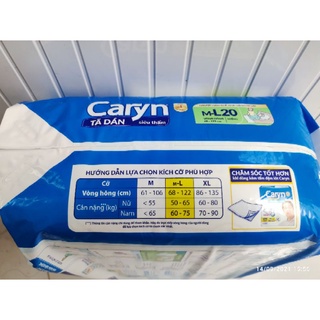 [KHA] Tã dán Caryn size ML20