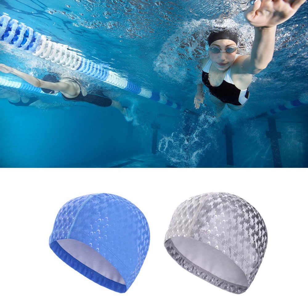 Mũ bơi bằng PU co giãn cỡ lớn AARON1