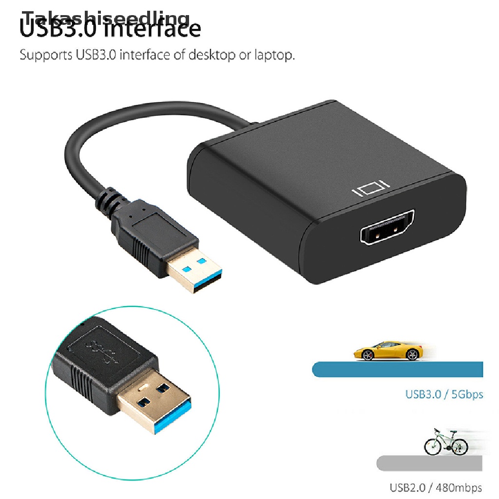 Cáp ChuyểN ĐổI Usb 3.0 Sang HDMI Cho Windows 7 / 8 / 10 PC