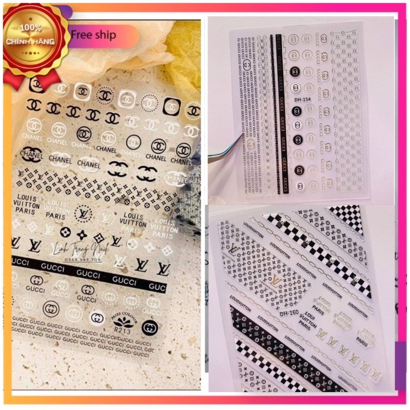 Sticker thương hiệu nail