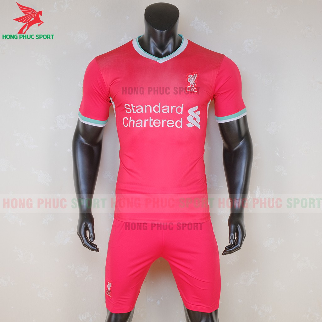 Bộ quần áo đá bóng áo đá banh thể thao nam Liverpool mùa giải 2020 2021