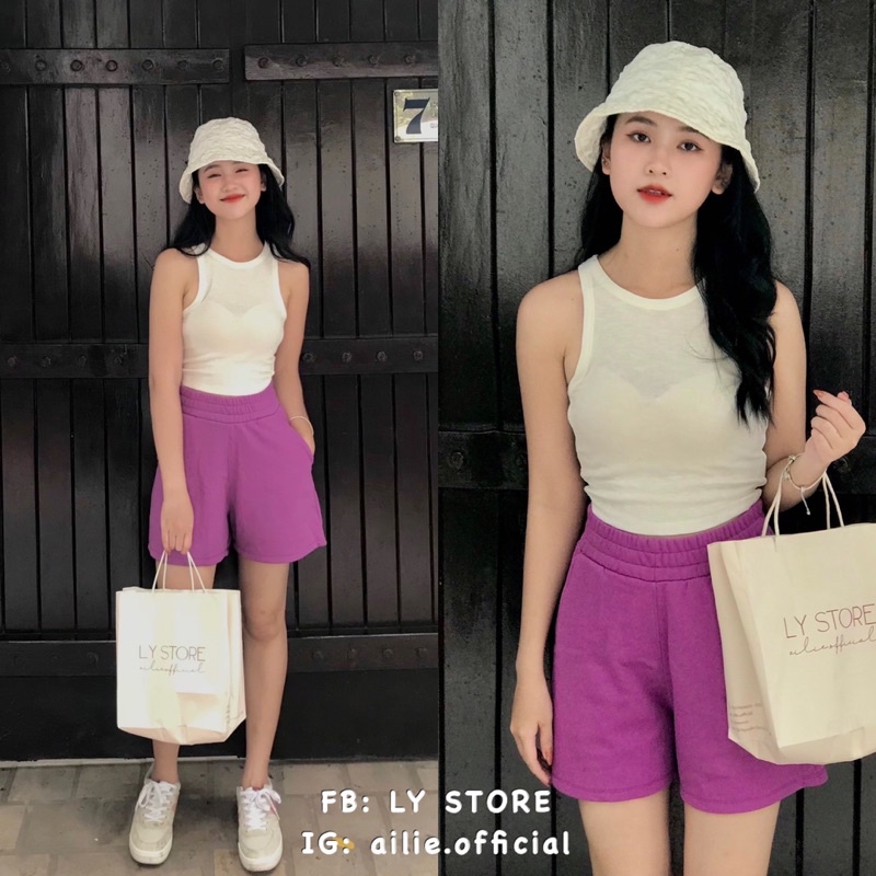 QUẦN SHORT NỈ XUẤT XỊN CHẤT SIÊU ĐẸP - LY STORE | BigBuy360 - bigbuy360.vn