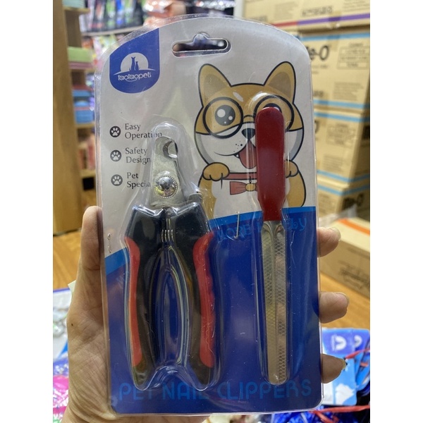 Bộ Kìm + Dũa Cắt Móng cho Chó Mèo