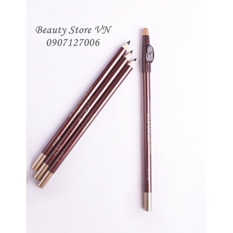 Chì Kẻ Mắt Chống Nước Kèm Đồ Chuốt Waterproof Eyeliner Pencil | BigBuy360 - bigbuy360.vn