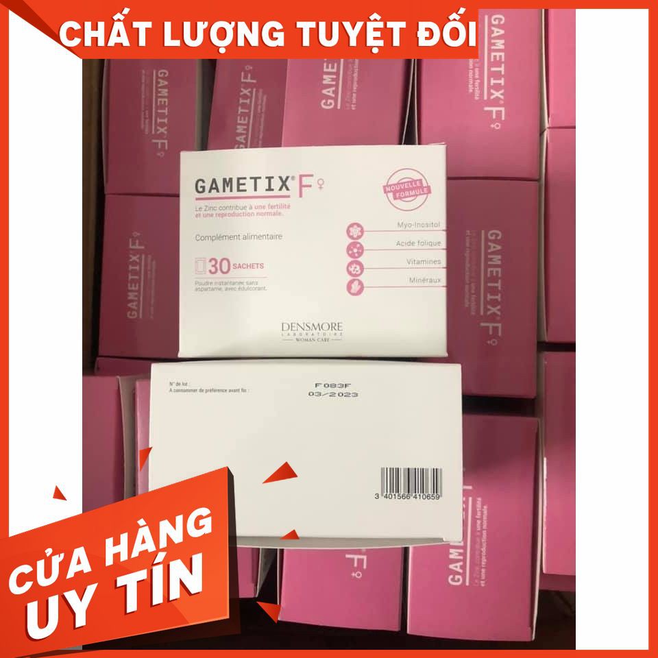 Gametix F hộp 30 gói chuẩn pháp
