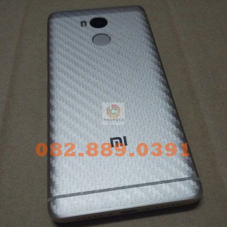Miếng dán mặt lưng skin carbon Xiaomi Redmi 4 prime