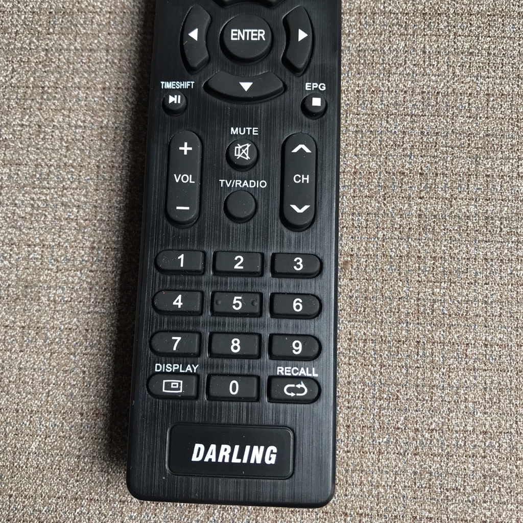 Điều khiển tivi darling smart hàng tốt, tặng pin