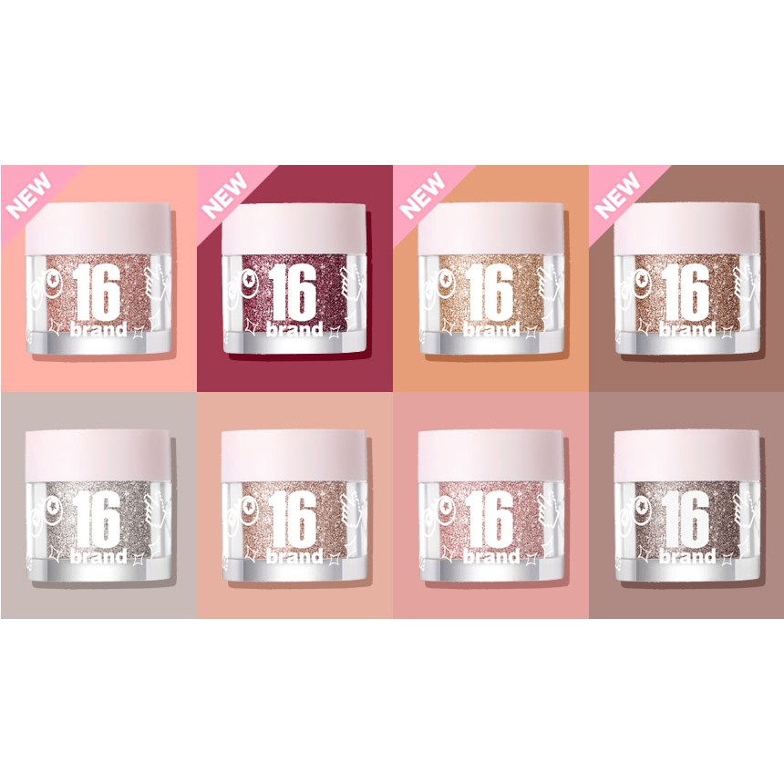 Nhũ Mắt Kim Tuyến 16brand Candy Rock Pearl Powder | BigBuy360 - bigbuy360.vn