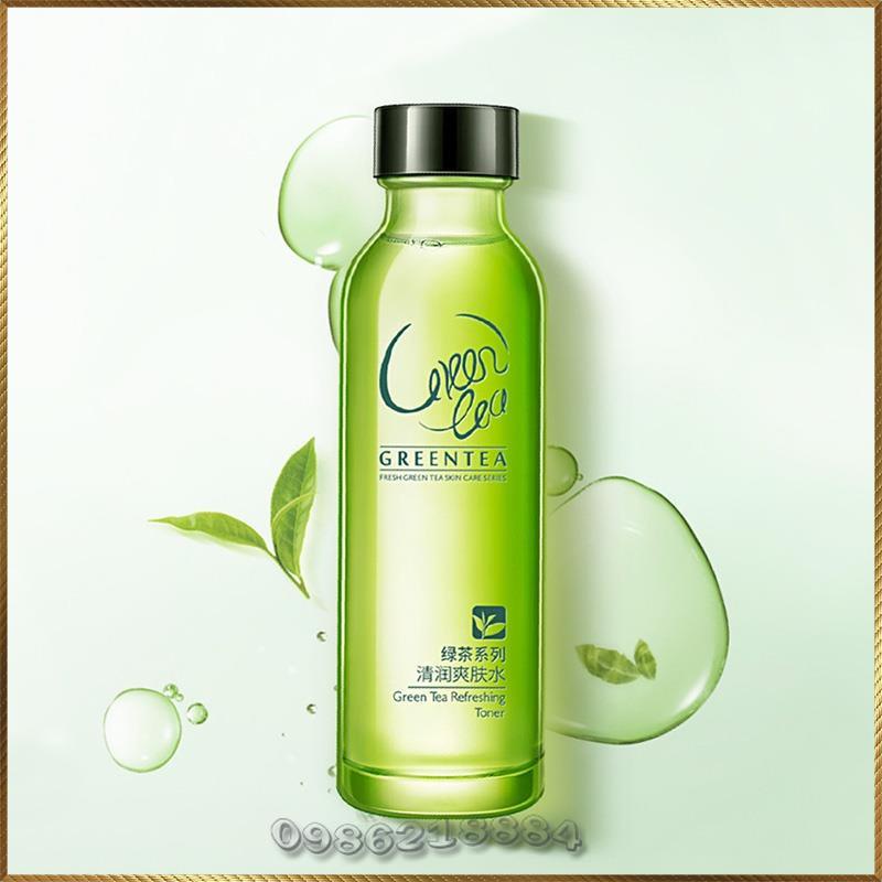 Nước hoa hồng Tràm Trà LAIKOU Green Tea Refreshing Toner làm sạch sâu ngăn ngừa mụn LGT1