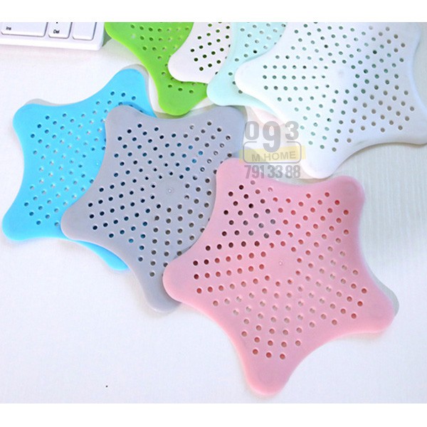 Nước Miếng Lót Chặn Rác Hình Sao Biển 15x15 Cm ,Lọc Rác Bồn Rửa Chén Hố Ga Sàn Nhà Vệ Sinh