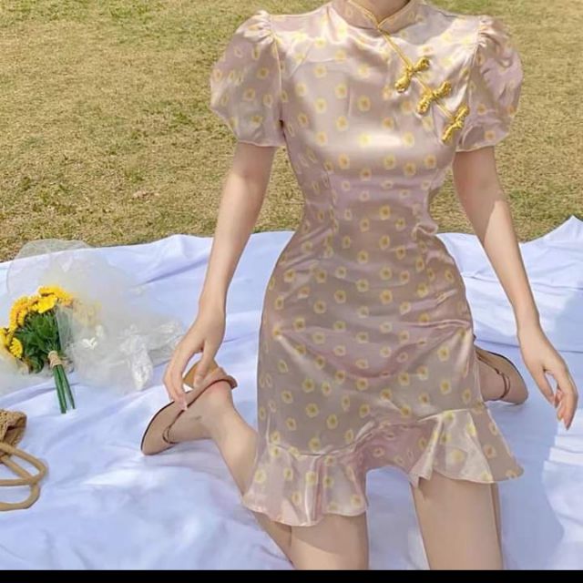 Đầm hoa live 500