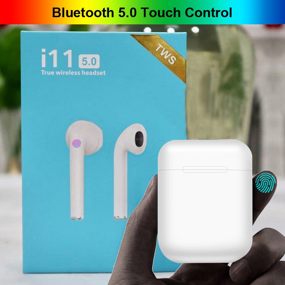 Tai Nghe Bluetooth Không Dây TWS Hai Bên Mini Có Mic i11