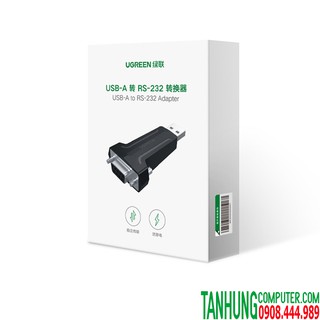 ĐẦU CHUYỂN ĐỔI USB 2.0 SANG COM RS232 UGREEN 80111