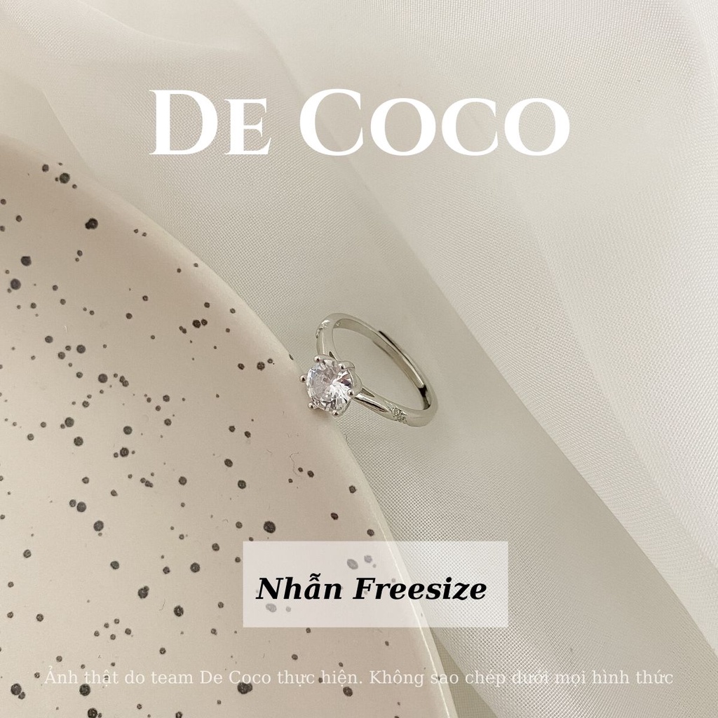 Nhẫn nữ bạc 925 Messy decoco.accessories