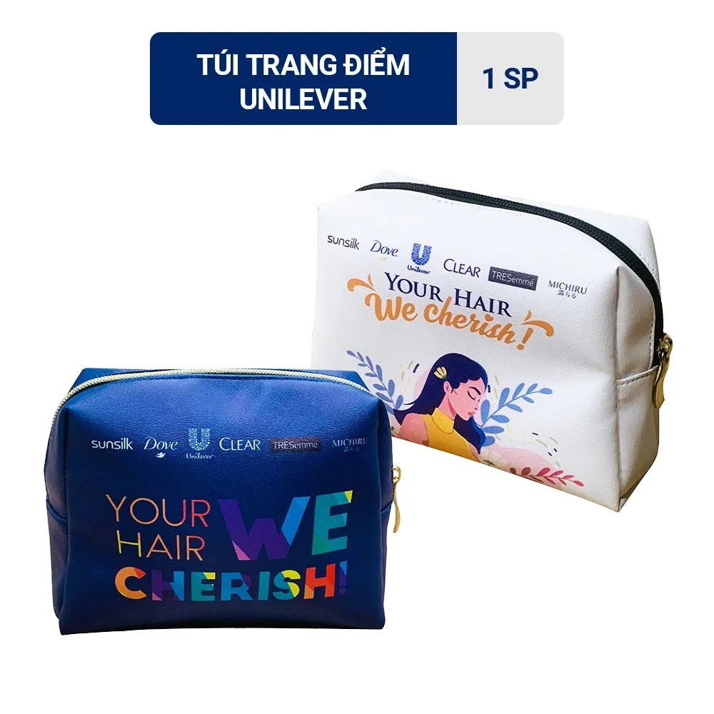 [HB GIFT] Túi mỹ phẩm Unilever (giao ngẫu nhiên)