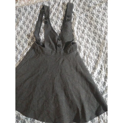 Váy Yếm BaByDoll vải dạ siêu mịn hàng xuất Nhật đơn giản dễ thương cho nữ (HÀNG Y HÌNH)