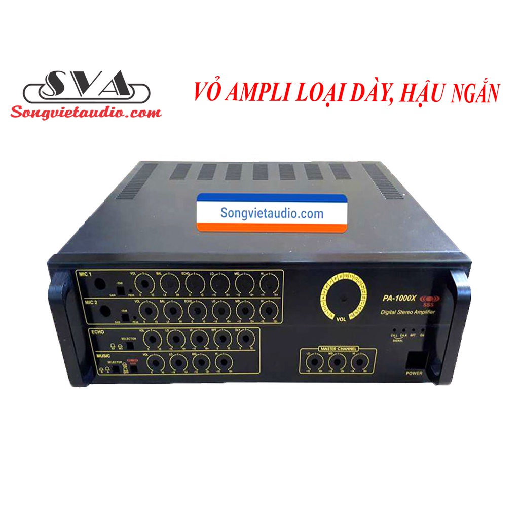 VỎ AMPLI LOẠI DÀY HẬU 33 CM PA1000X