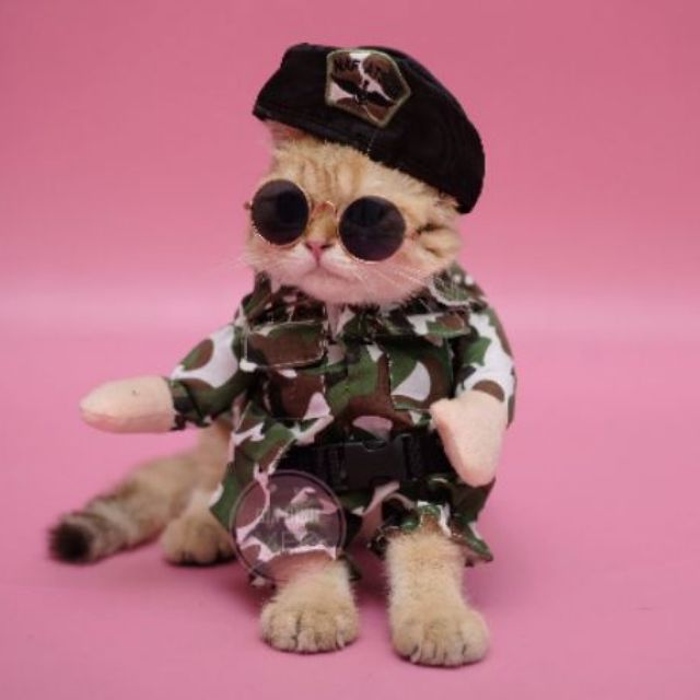Áo chó mèo cosplay lính Mỹ A59
